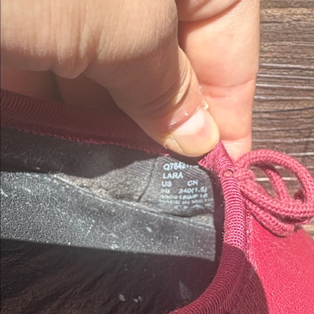 Coach Lara Flats | Red Leather | Size 8 - Picture 5 of 7
